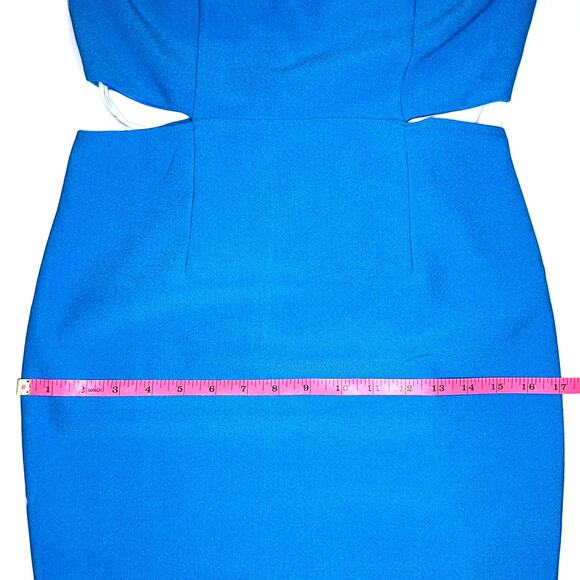 NWT Princess Polly Alaska Strapless Mini Dress in Blue Size 6 - Picture 15 of 16